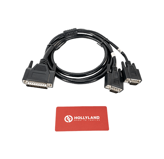 Hollyland HL-TCB10 DB25 to Dual HDB15 Tally Cable