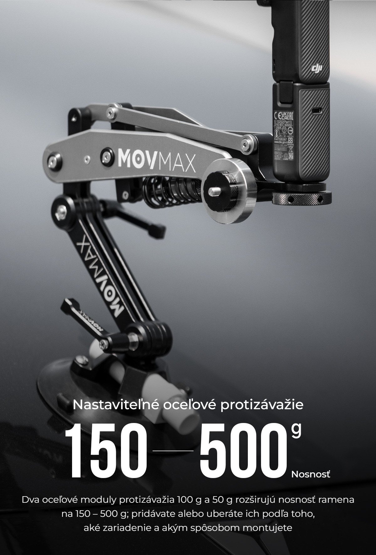 Nosnosť 150 až 500 g