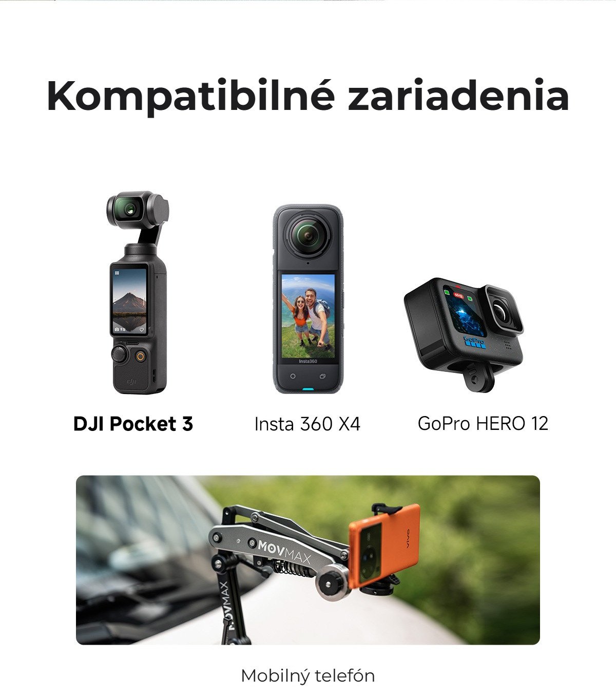 Kompatibilné zariadenia
