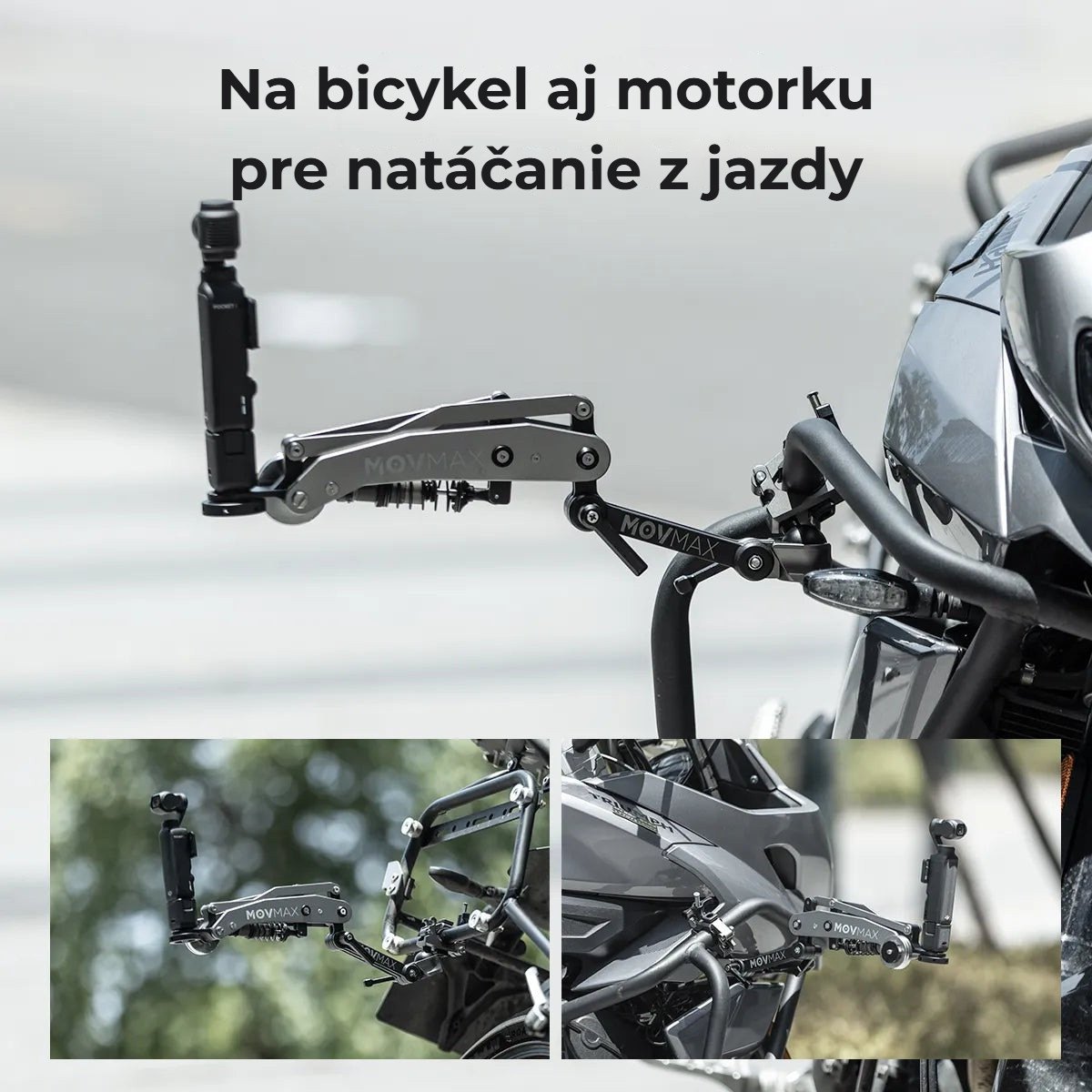 Na bicykel aj motorku