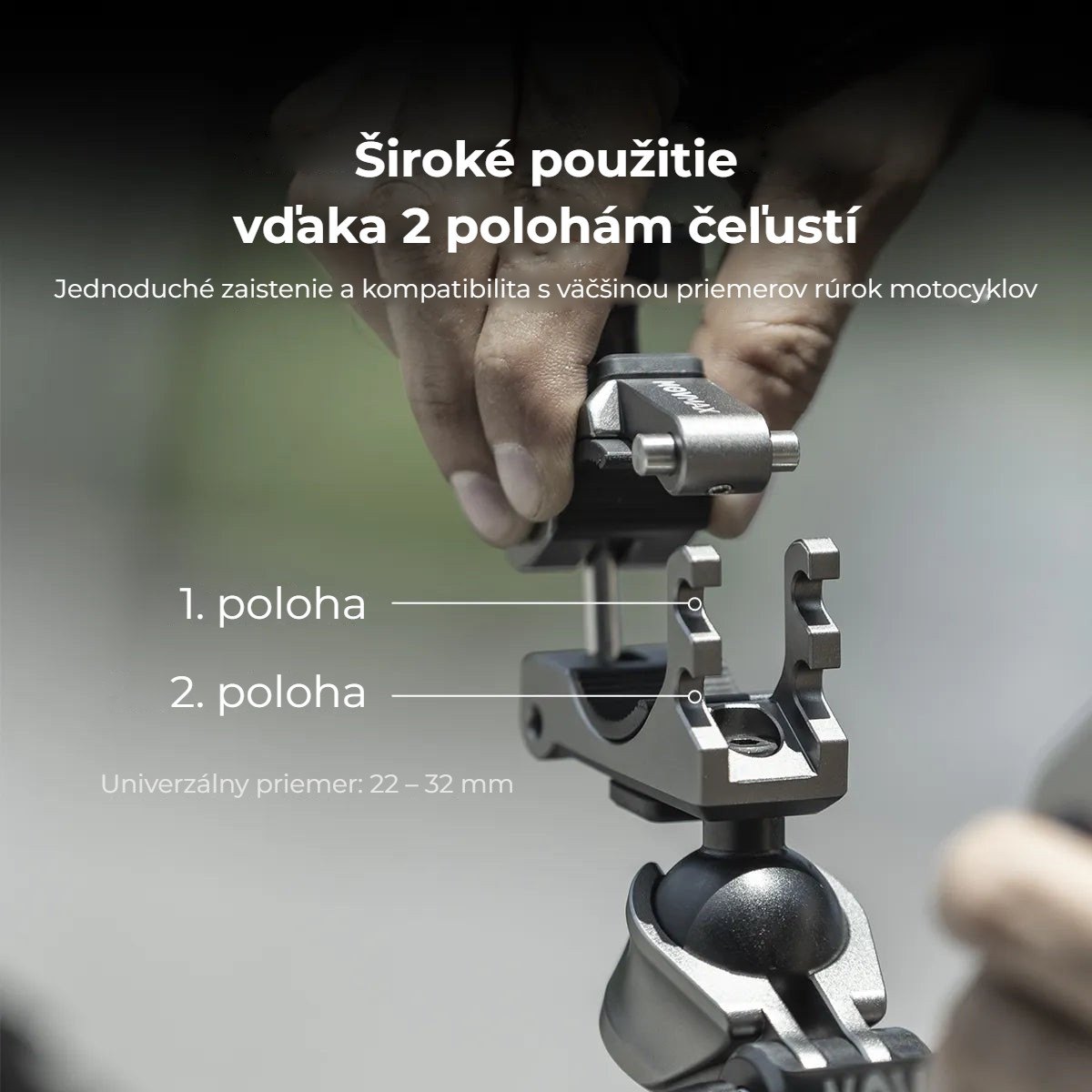 Dve polohy čeľustí