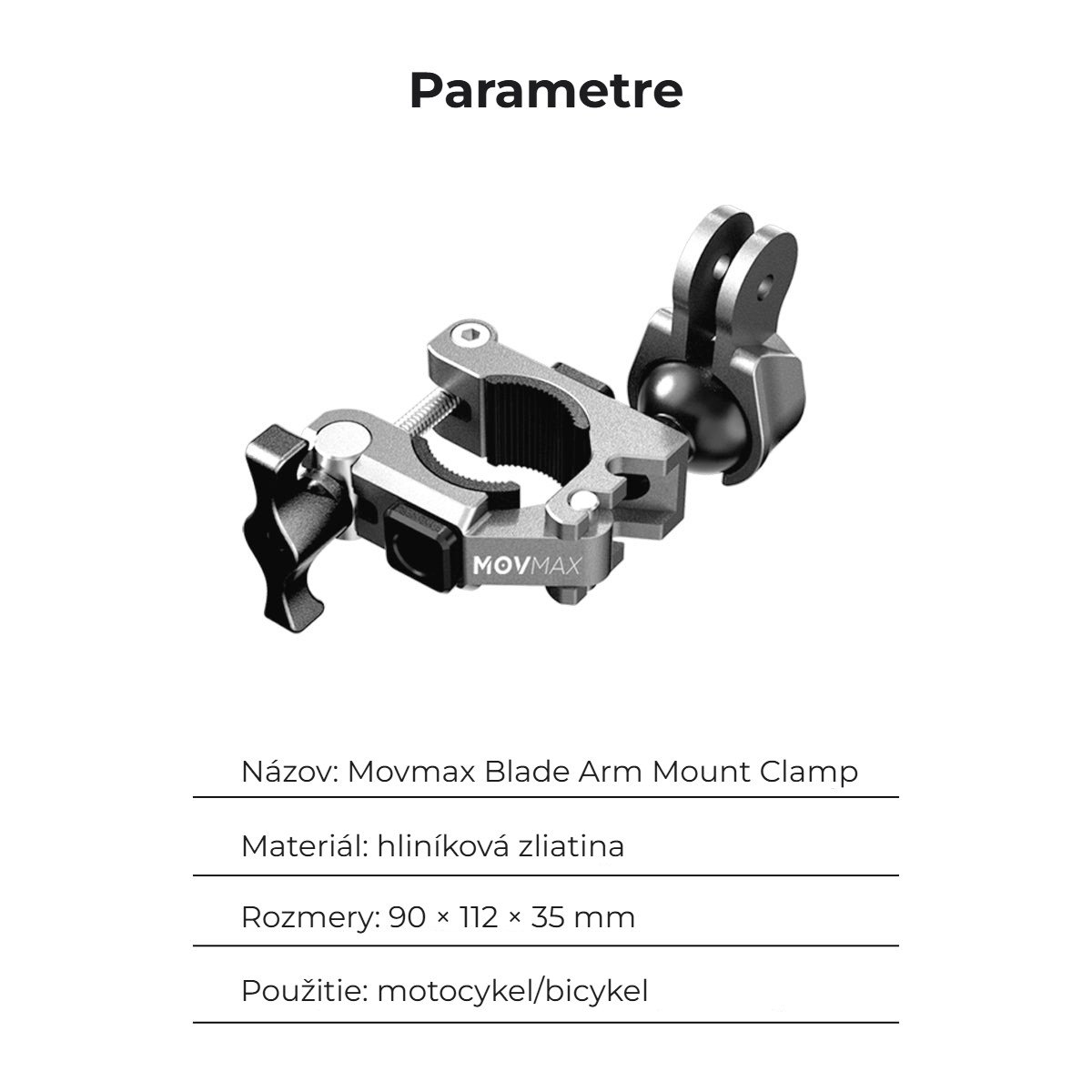 Parametre svorky