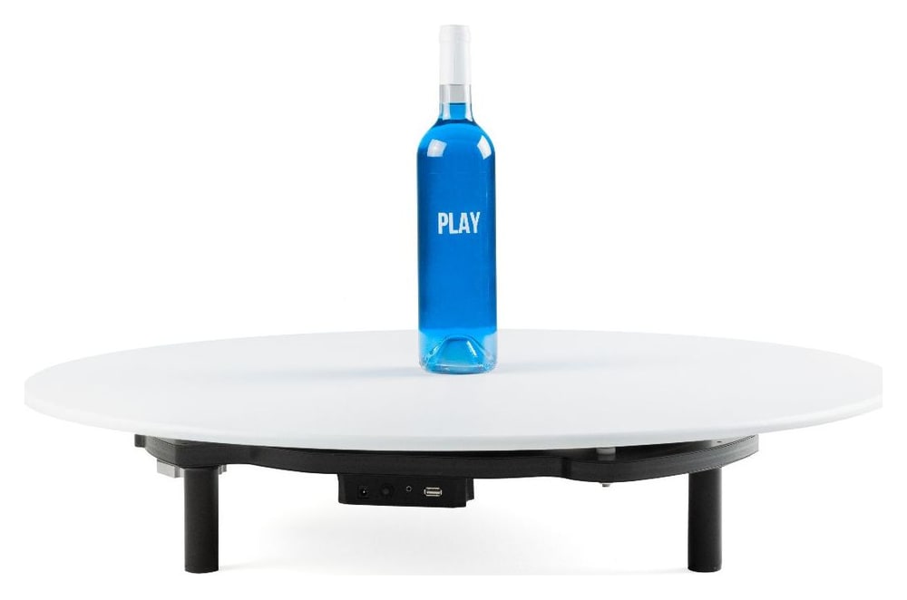 Biela doska 80 cm pre TurnTable – Na otočnej platforme