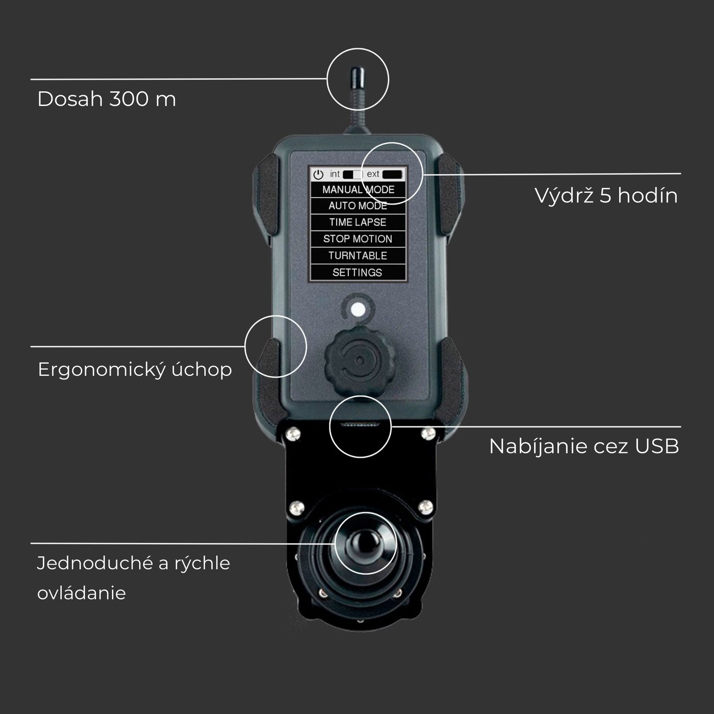 Noxon High-Speed Cablecam – Ultimate Kit – Bezdrôtový ovládač