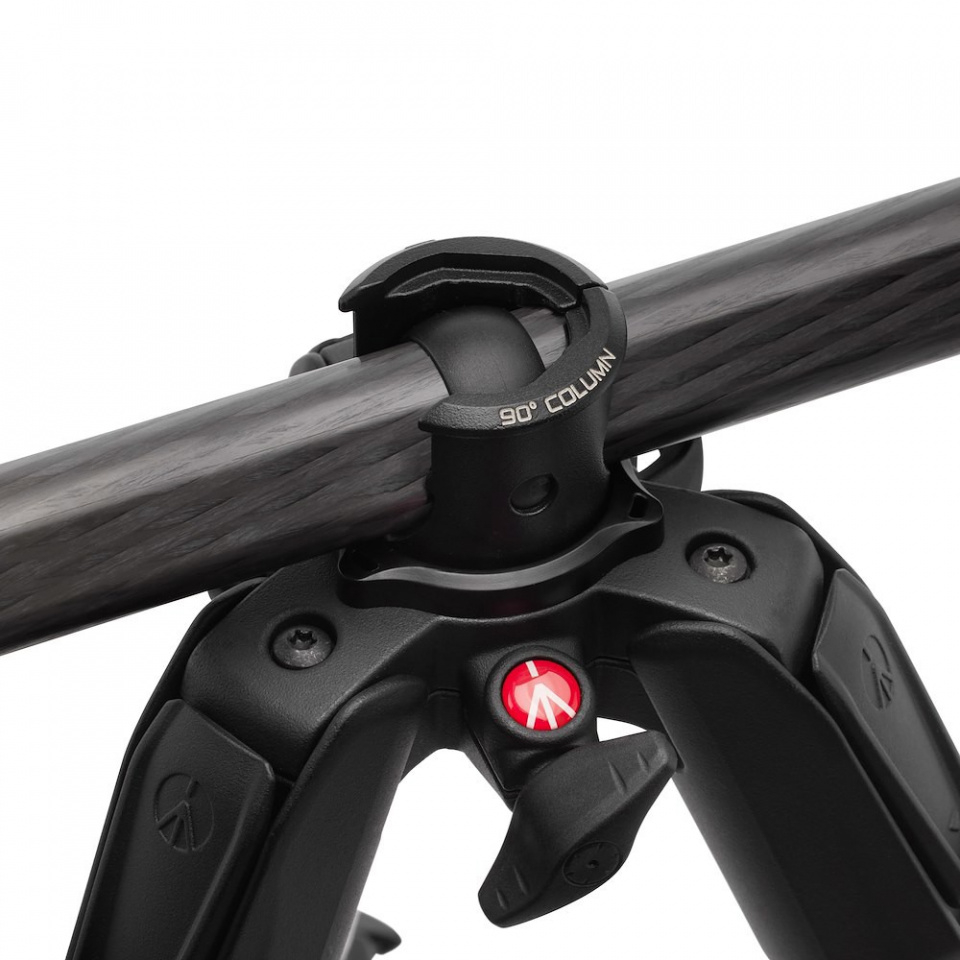 Středový sloupek stativu Manfrotto v horizontální poloze