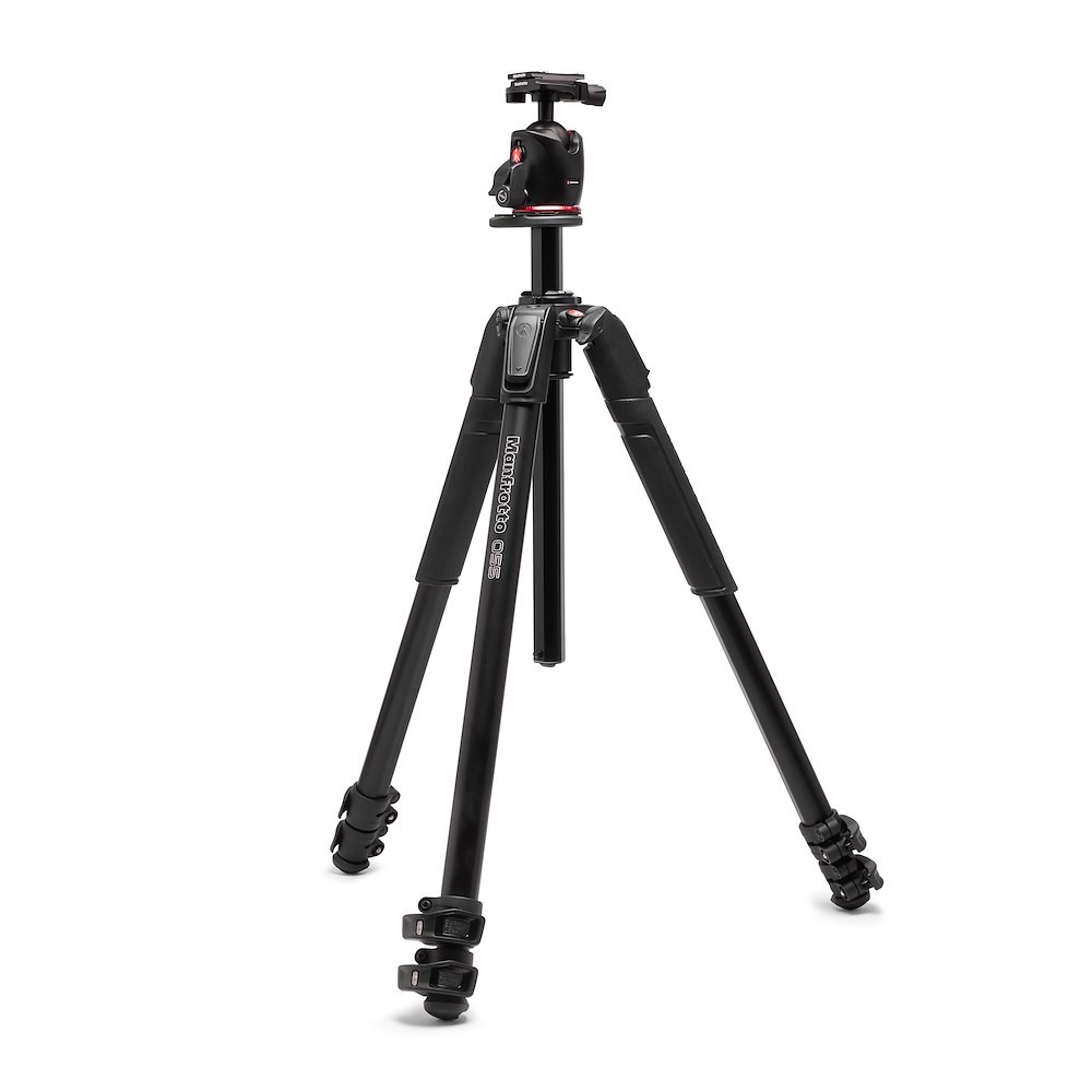 Manfrotto MK055XPRO3-Q6T kompletný trojsekčný hliníkový statív s guľovou hlavou XPRO Arca