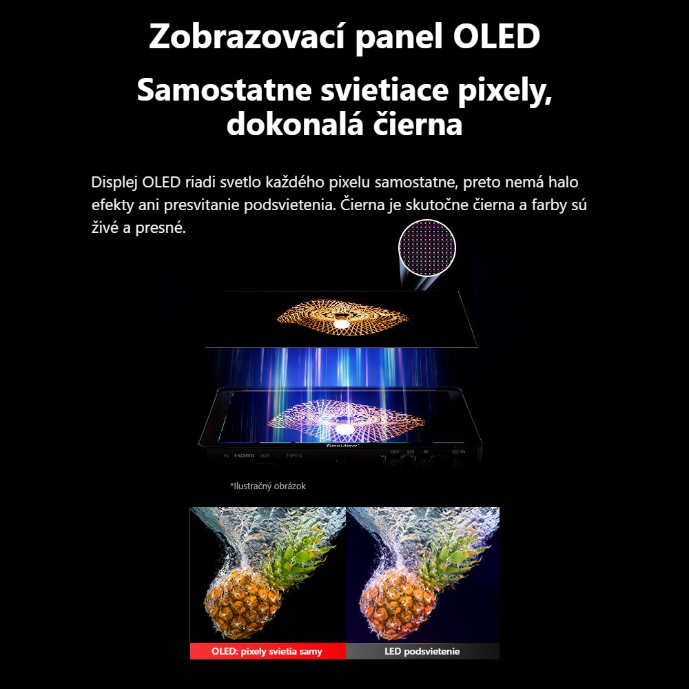 Desview OL7S – Displej OLED: skutočná čierna