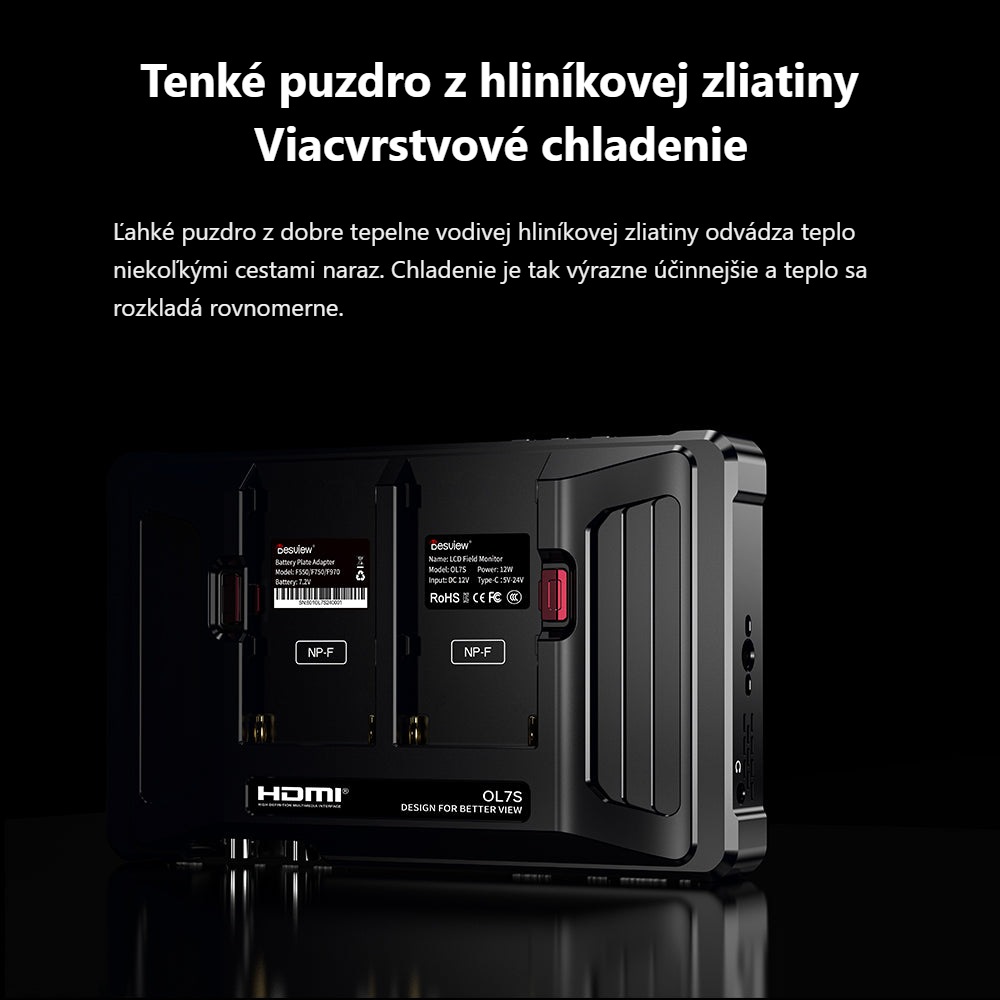 Desview OL7S – Puzdro z hliníkovej zliatiny