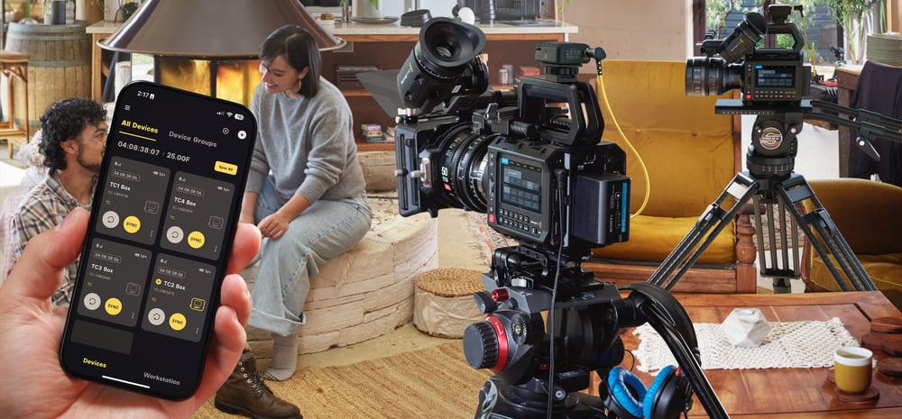 Blackmagic PYXIS 12K EF – Timecode a viackamerová synchronizácia