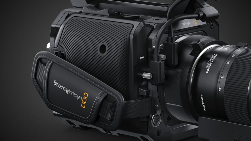 Blackmagic Design PYXIS Pro Grip – Remienok a záznam pod palcom