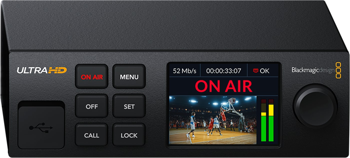 Blackmagic Streaming Encoder 4K – Samostatný enkodér v tele so šírkou tretiny racku
