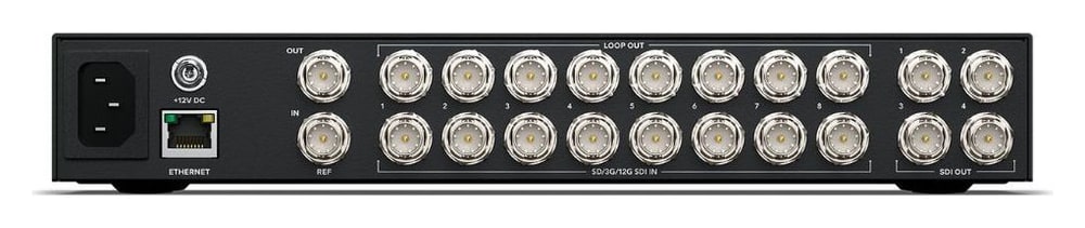 Blackmagic Videohub Mini 8x4 12G – Pokročilé 12G-SDI pre SD, HD aj Ultra HD