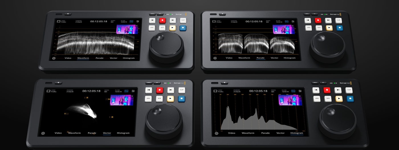 HyperDeck Shuttle 4K Pro – Vysielacie meracie nástroje