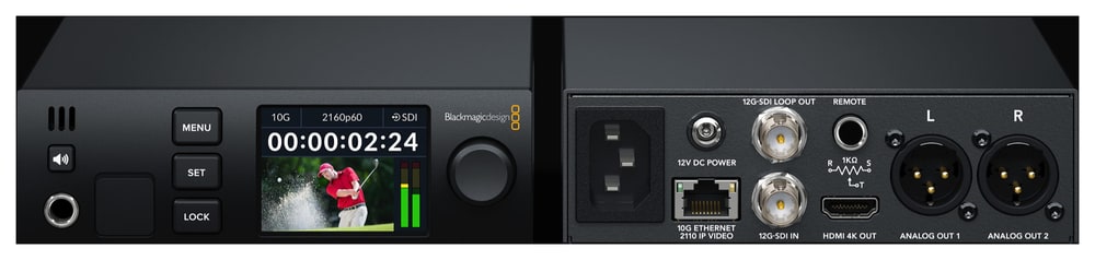 Blackmagic 2110 IP SDI to HDMI 12G – Súčasť riadenej IP infraštruktúry