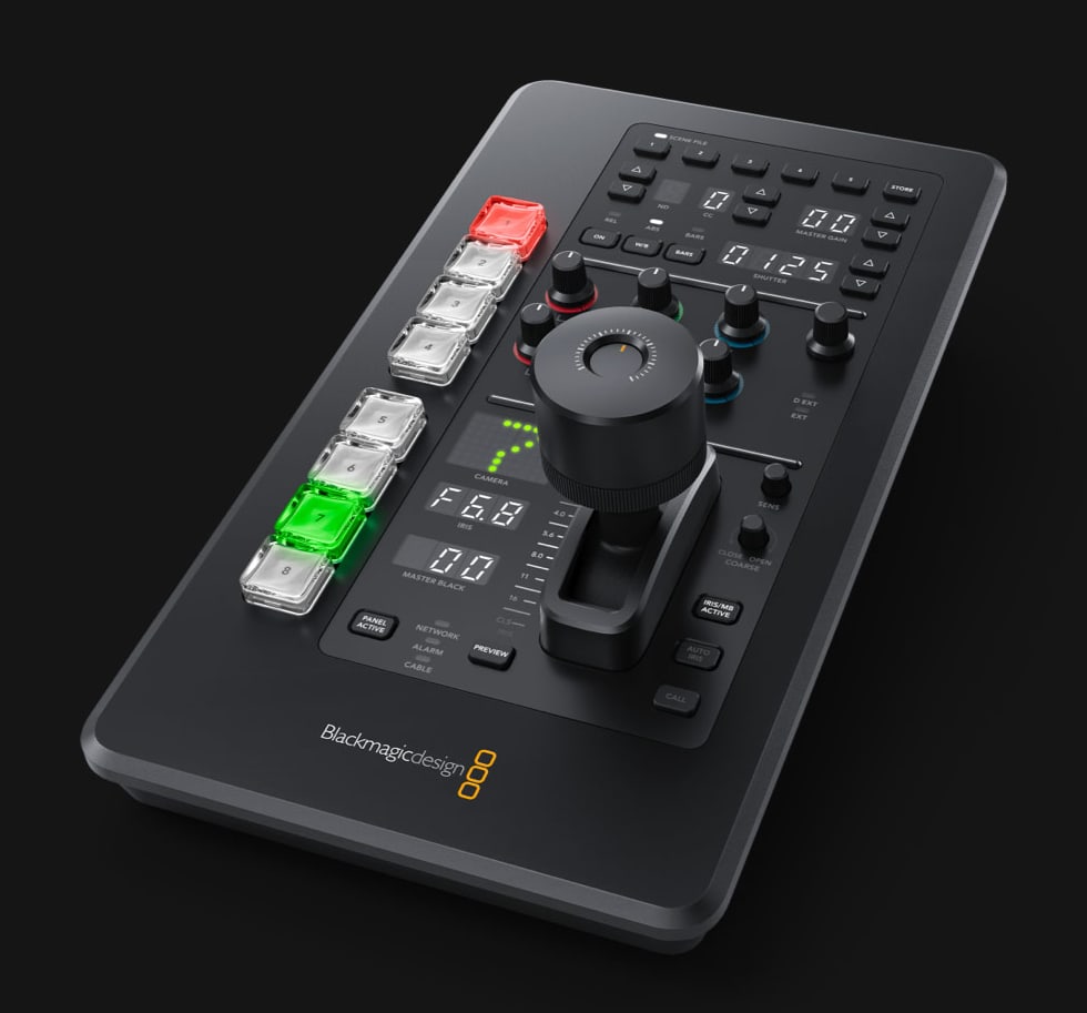 ATEM Micro Camera Panel – Broadcastové ovládanie v štýle CCU