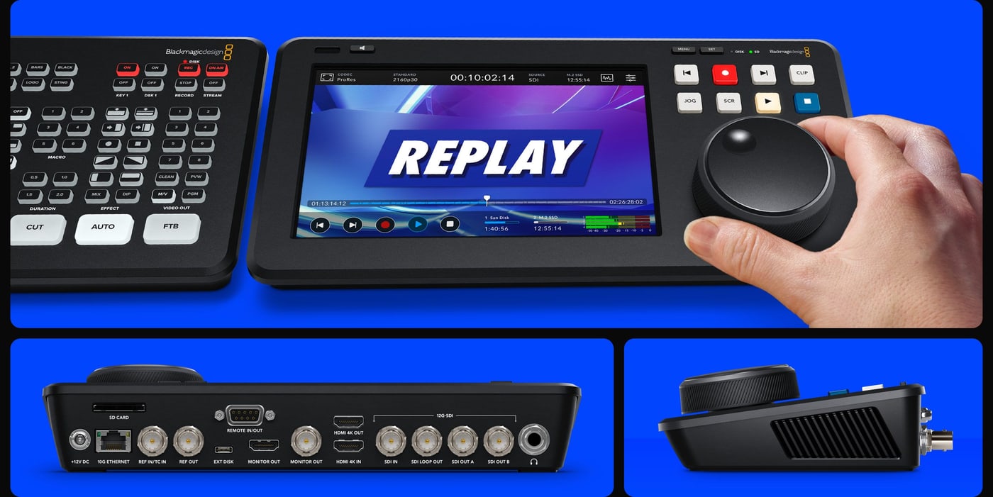 HyperDeck Shuttle 4K Pro 2TB – Navrhnutý na stôl