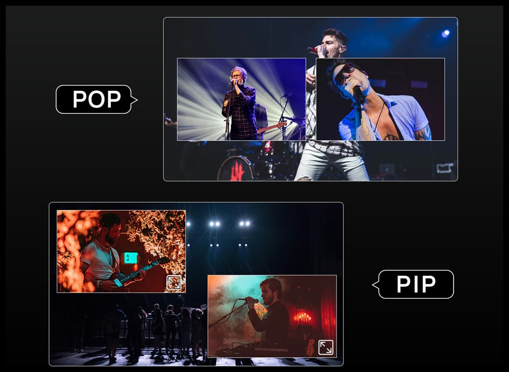 CineTreak Stream 1 – Dve okná PIP a POP