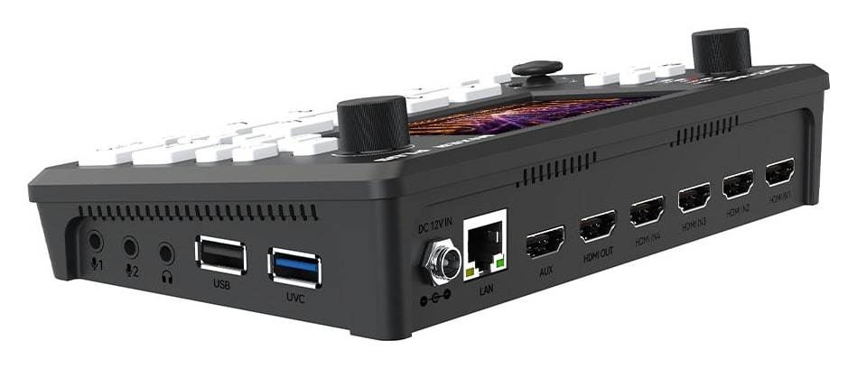 CineTreak Mixer Plus – Štyri HDMI vstupy a všetky konektory poruke