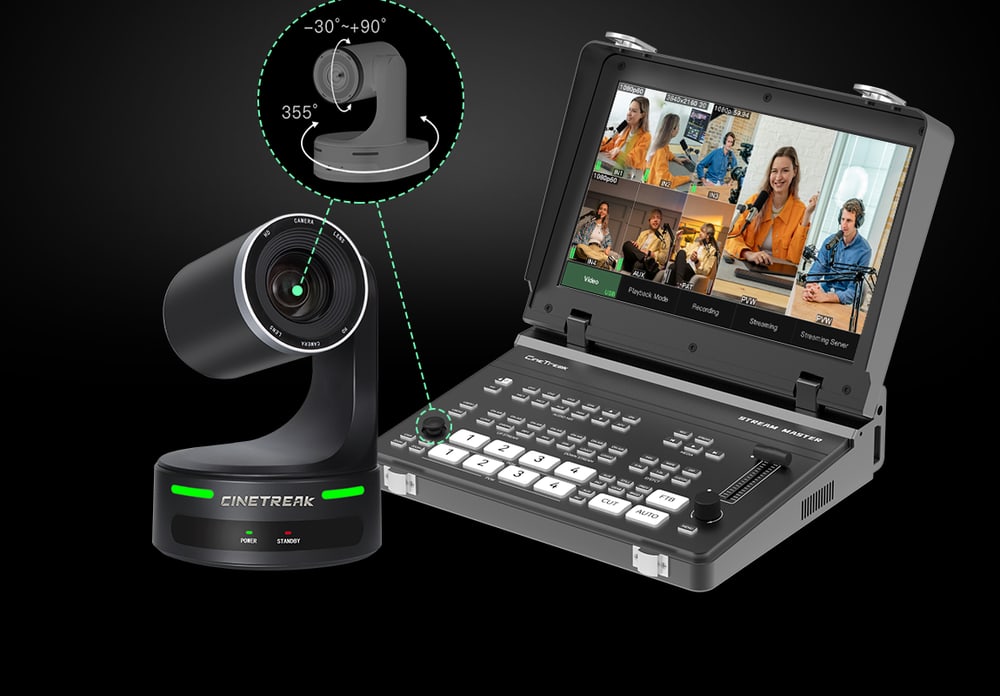 CineTreak Stream Master – Ovládanie PTZ kamier