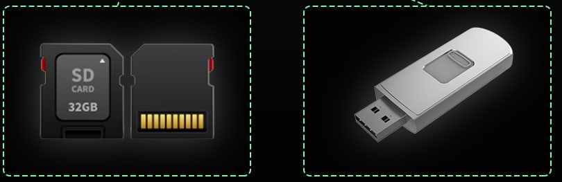 CineTreak Stream Master – Záznam na SD kartu alebo USB disk