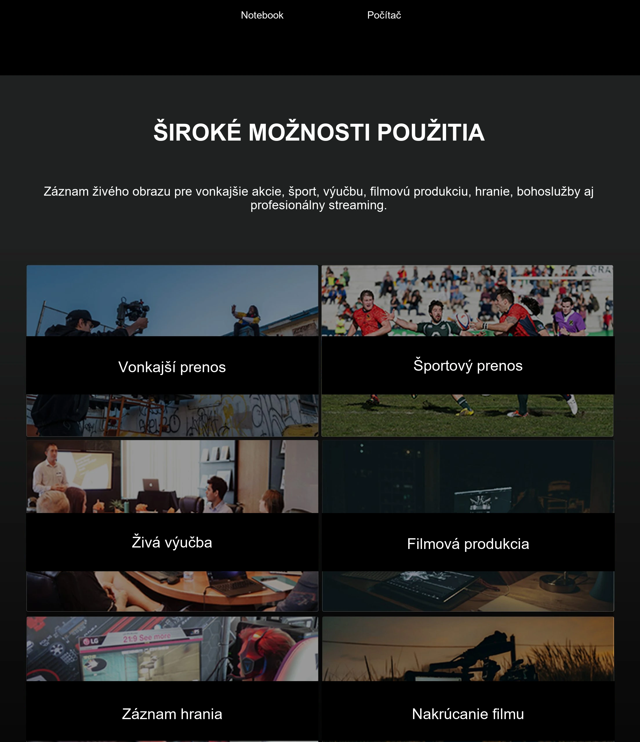 Pripravené na živú produkciu