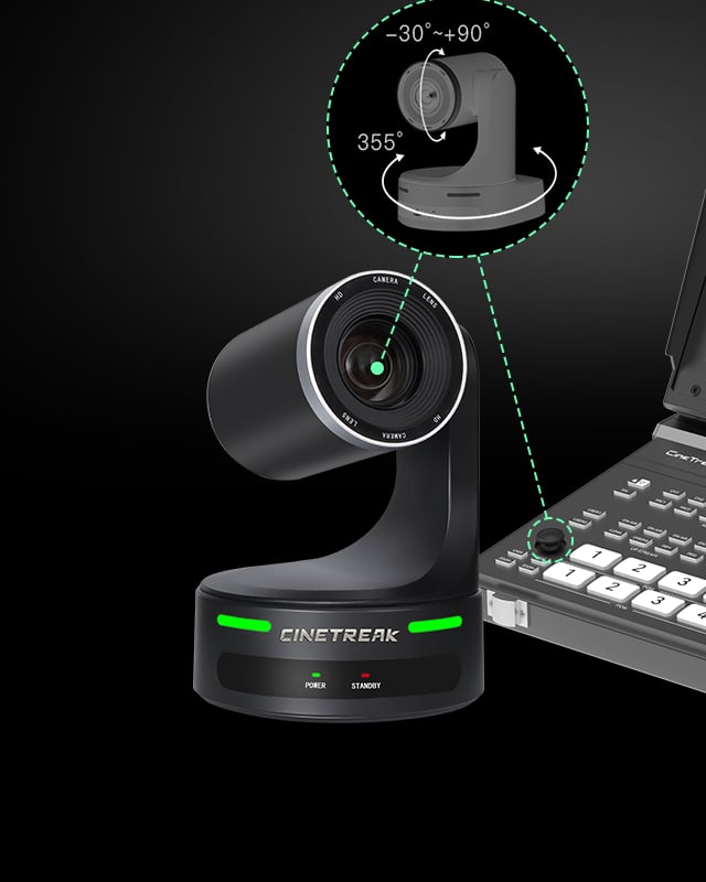 CineTreak Stream Master SDI – Ovládanie PTZ kamier