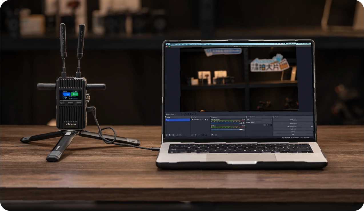 Obraz priamo do počítača · Accsoon CineView 2 SDI