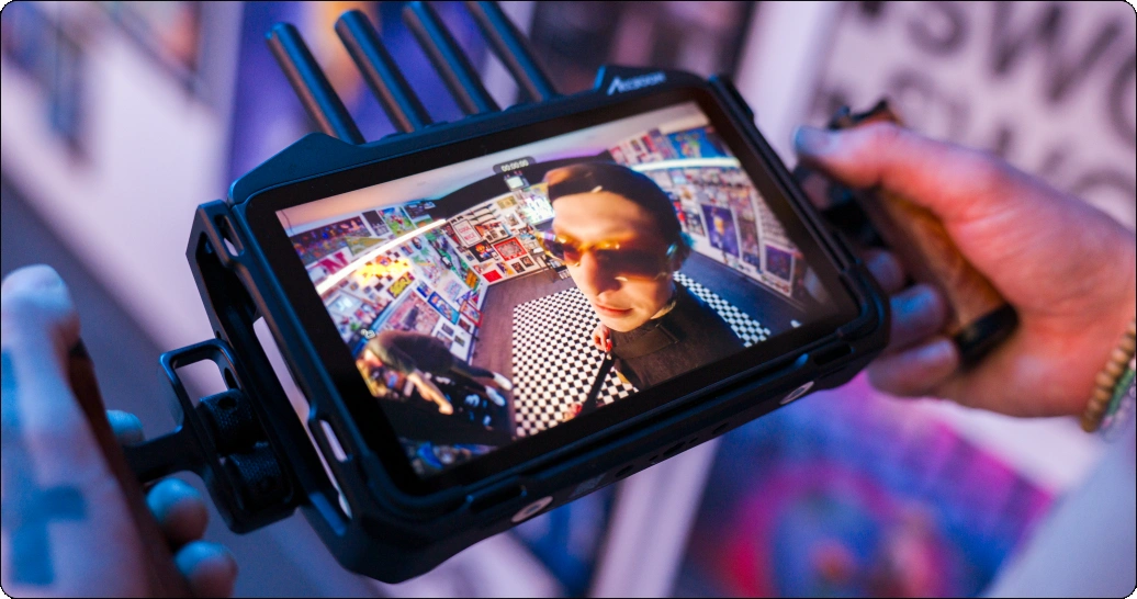 Accsoon CineView M7 při profesionálním kamerovém monitorování