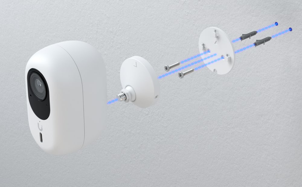 Ubiquiti UniFi Protect G6 Instant, biela – Montáž na stenu za pár minút