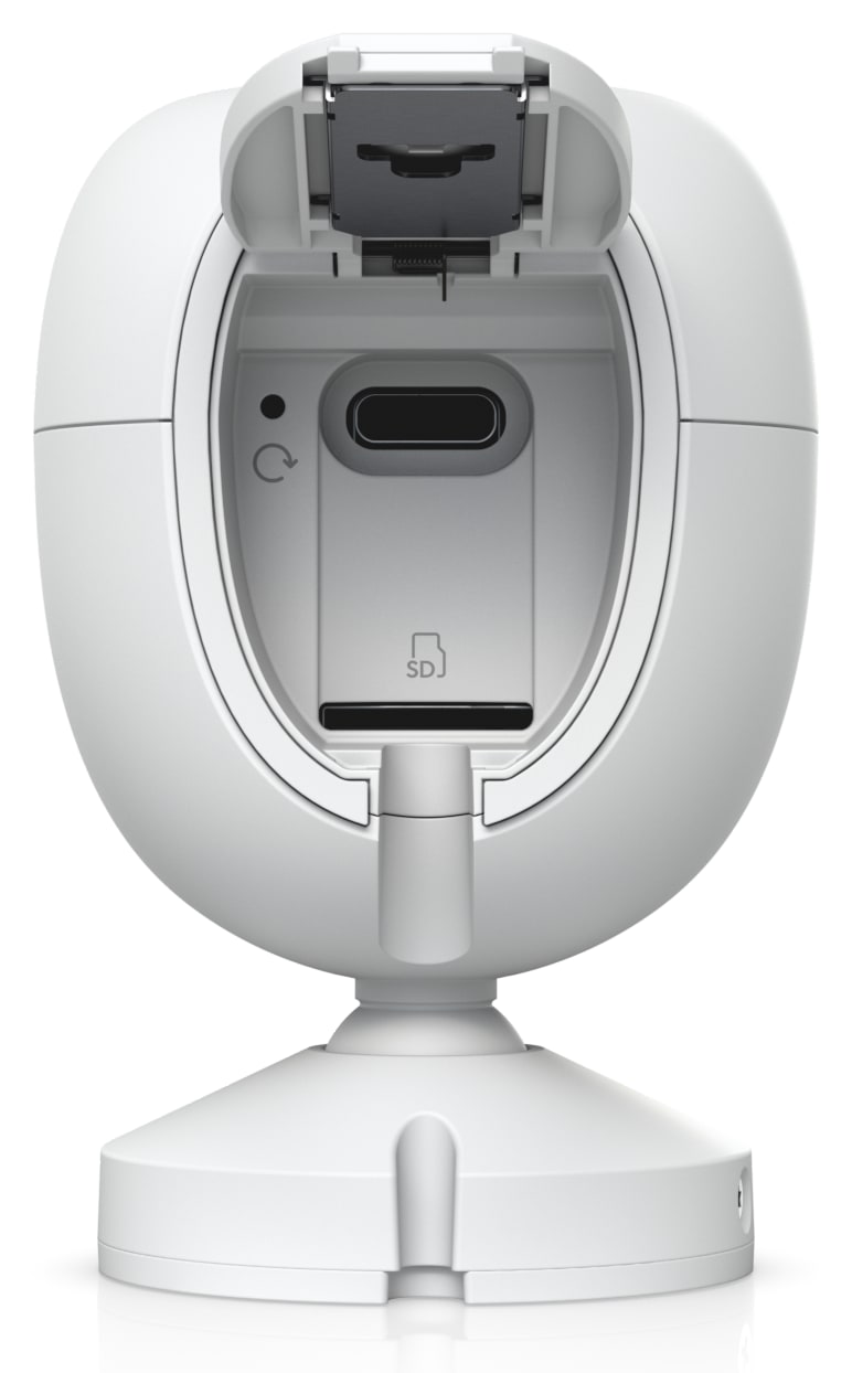 Ubiquiti UniFi Protect G6 Instant, biela – Napájanie USB-C a slot microSD
