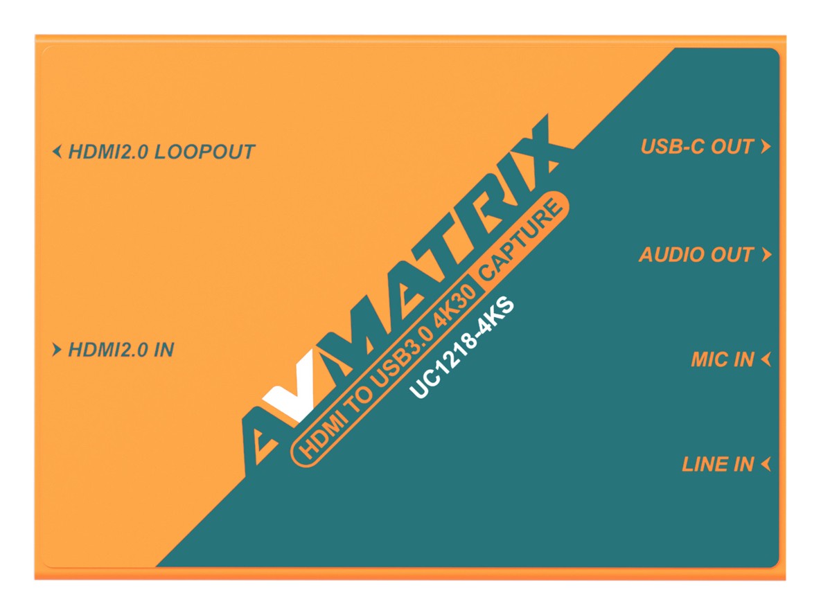 AVMATRIX UC1218-4K S – Pohľad na zariadenie