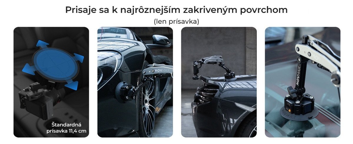 Drží aj na zakrivených plochách