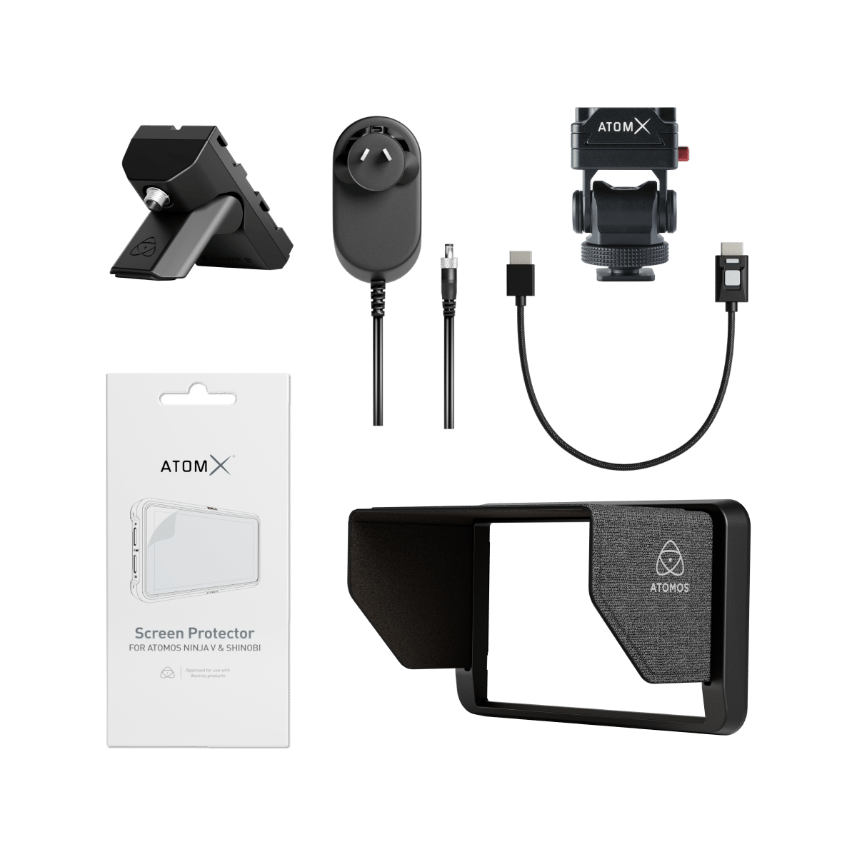 Obsah sady Atomos 5-Inch Creator Kit ATOMACCKT6