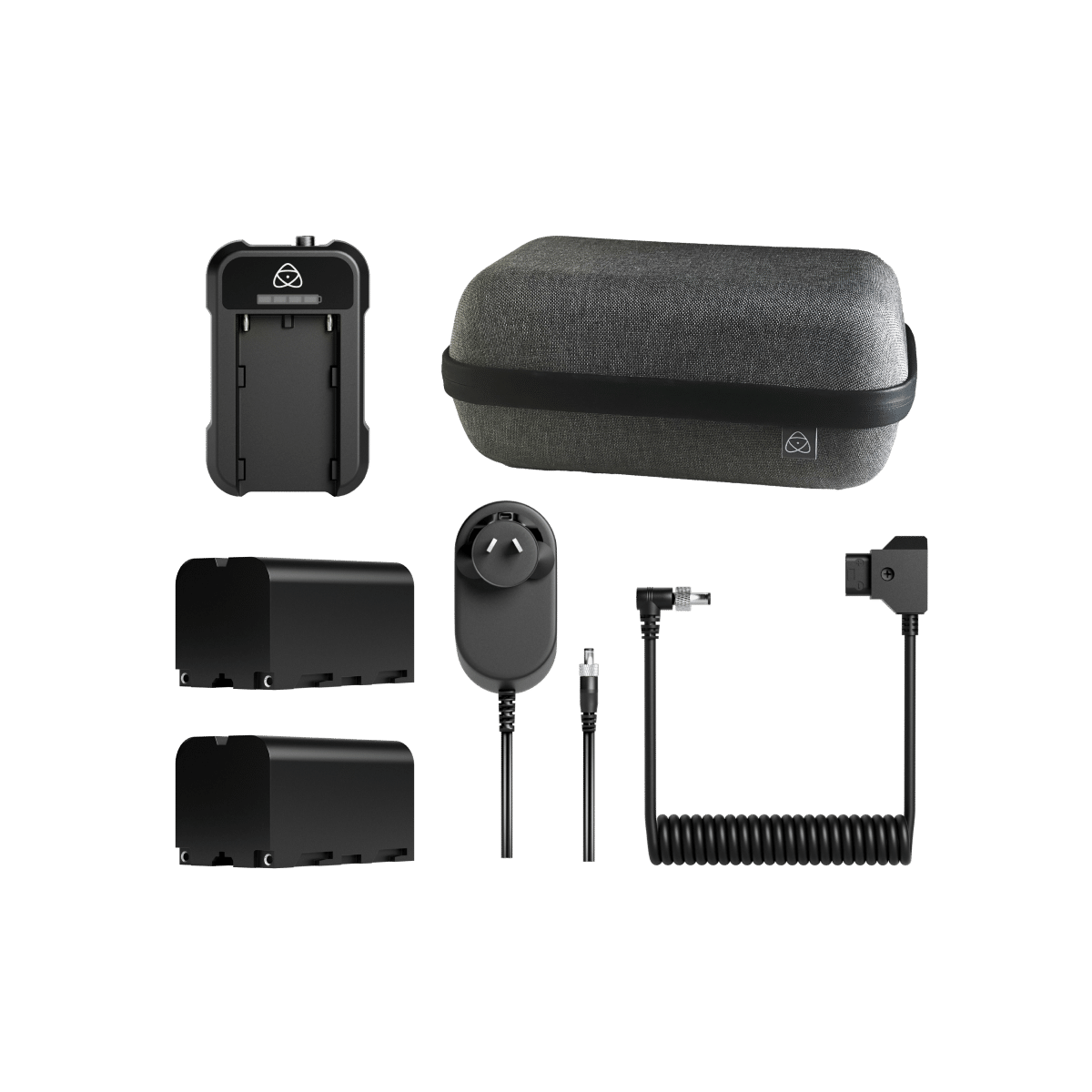 Originálna súprava Atomos Universal Power Kit s batériami, nabíjačkou a puzdrom