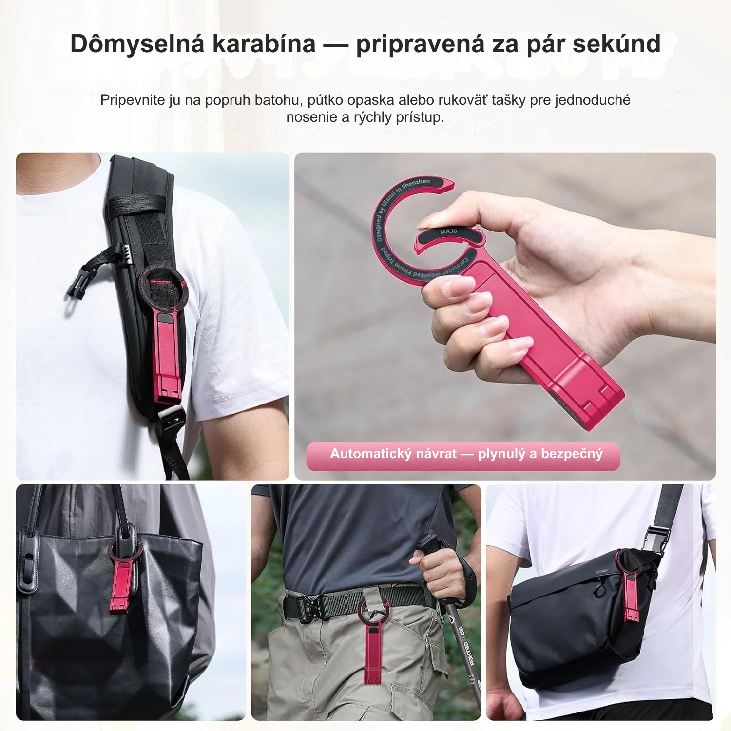 Dômyselná karabína — pripravená za pár sekúnd