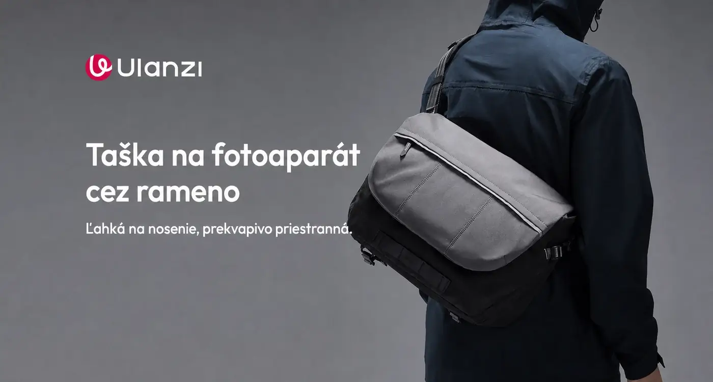 Ulanzi TE88 – lehká a prostorná brašna na fotoaparát přes rameno