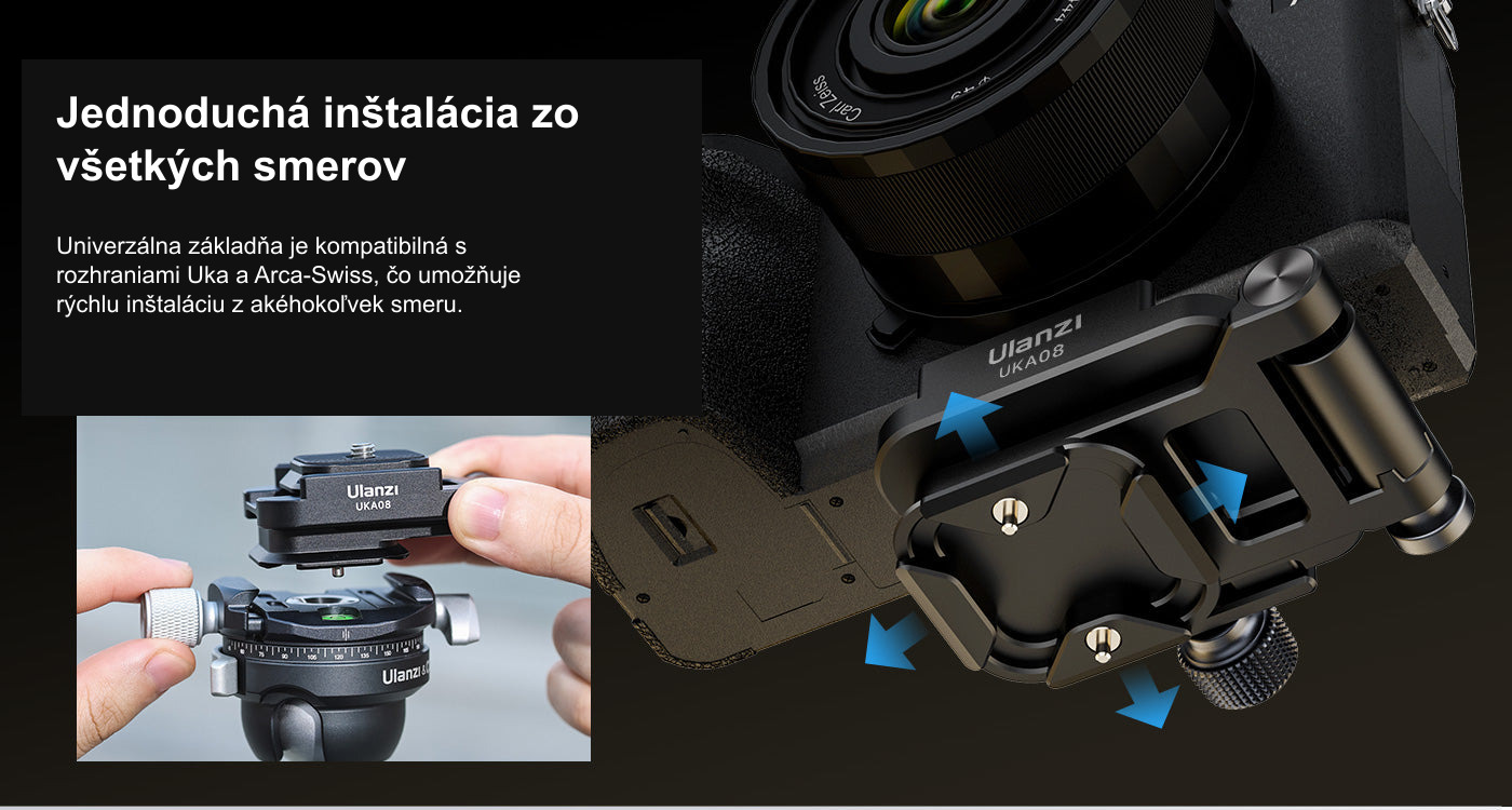 Jednoduchá inštalácia zo všetkých smerov