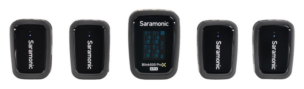 Saramonic Blink500 ProX B8 – Štyri vysielače, prijímač a puzdro BOXMAX