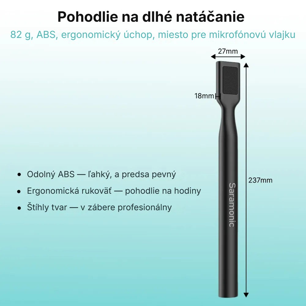 Saramonic SR-MH1 – Ľahký a odolný