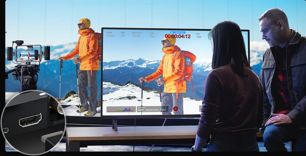Premeňte iPhone na synchronizovanú produkčnú kameru – HDMI monitorovanie na pľaci