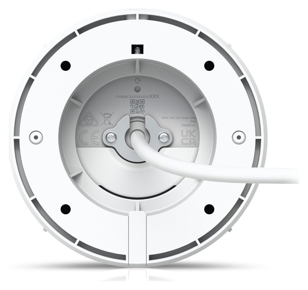 Ubiquiti UniFi Protect G5 Turret Ultra, biela – Montáž na strop aj stenu