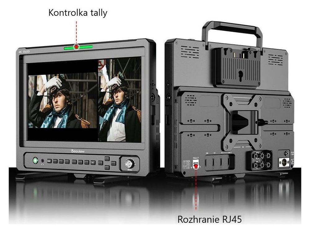 Desview OL16 – Kontrolka tally