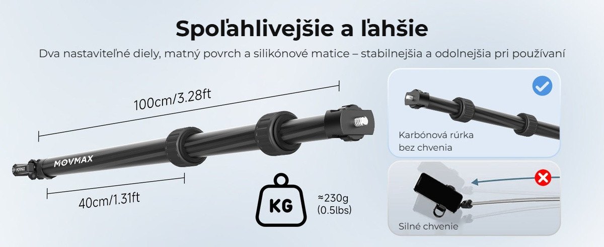 Spoľahlivejšia a ľahšia