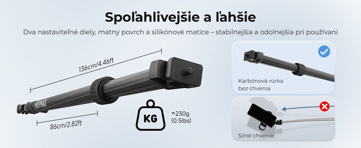 Spoľahlivejšia a ľahšia