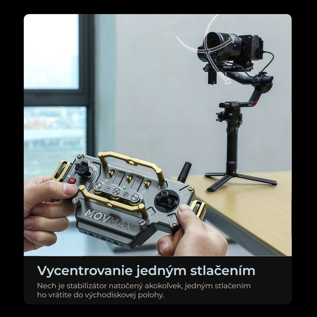 Vycentrovanie jedným stlačením