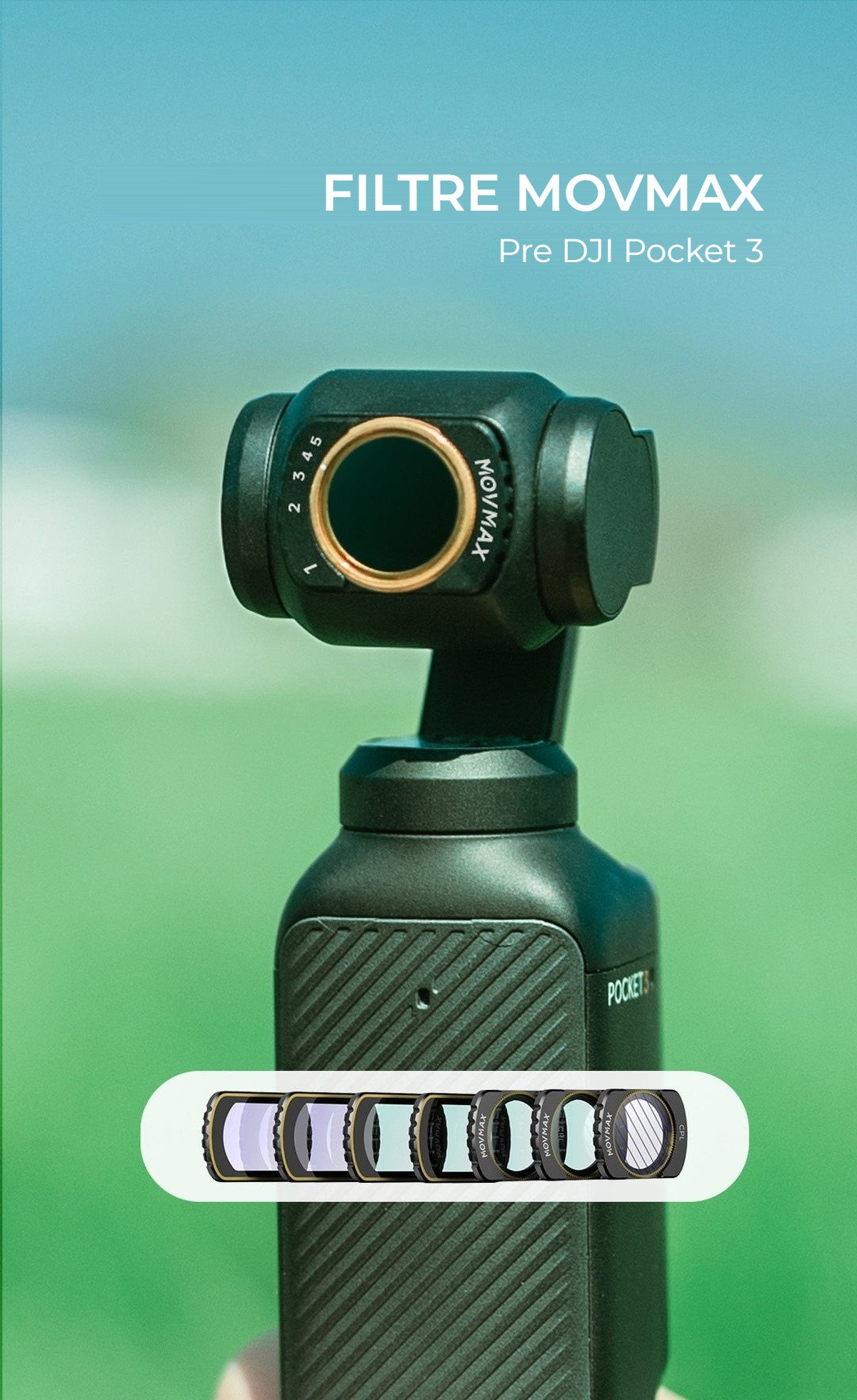 Filtre Movmax pre DJI Pocket 3