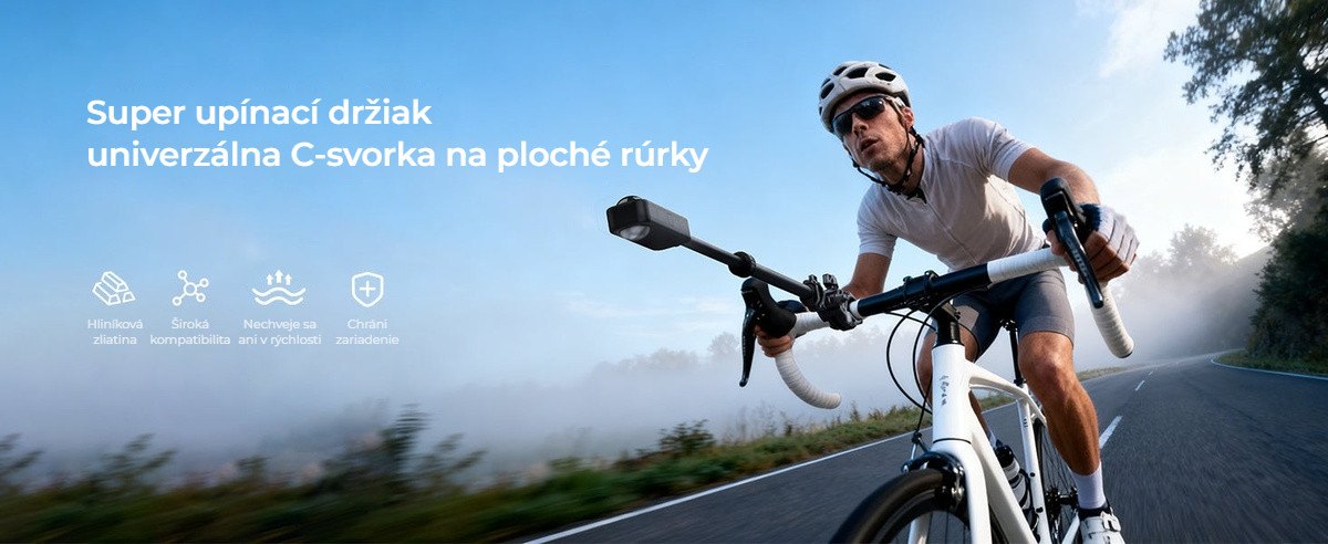 Univerzálna C-svorka na ploché rúrky