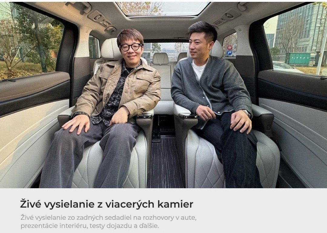 Živé vysielanie z viacerých kamier
