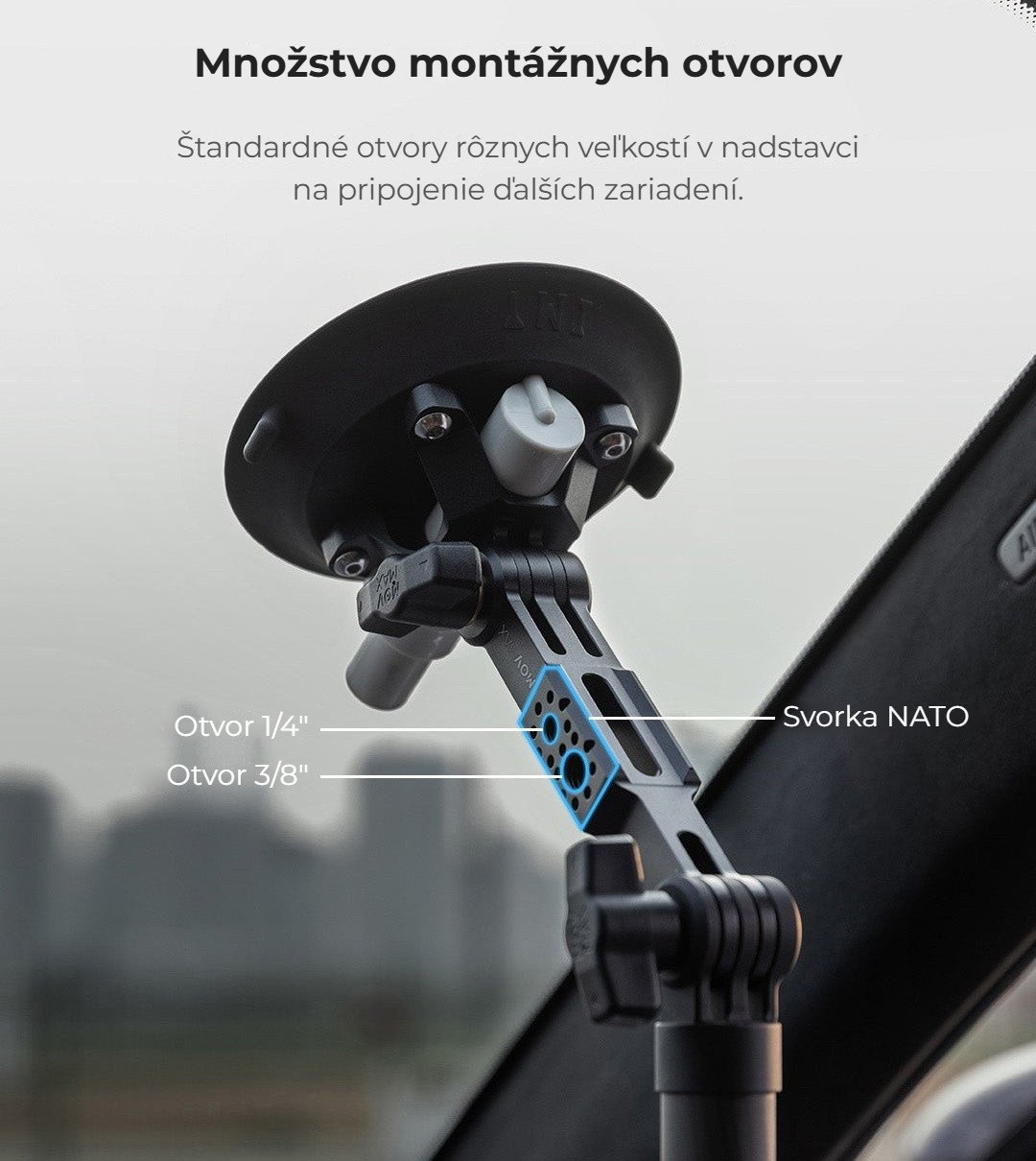 Montážne otvory a svorka NATO