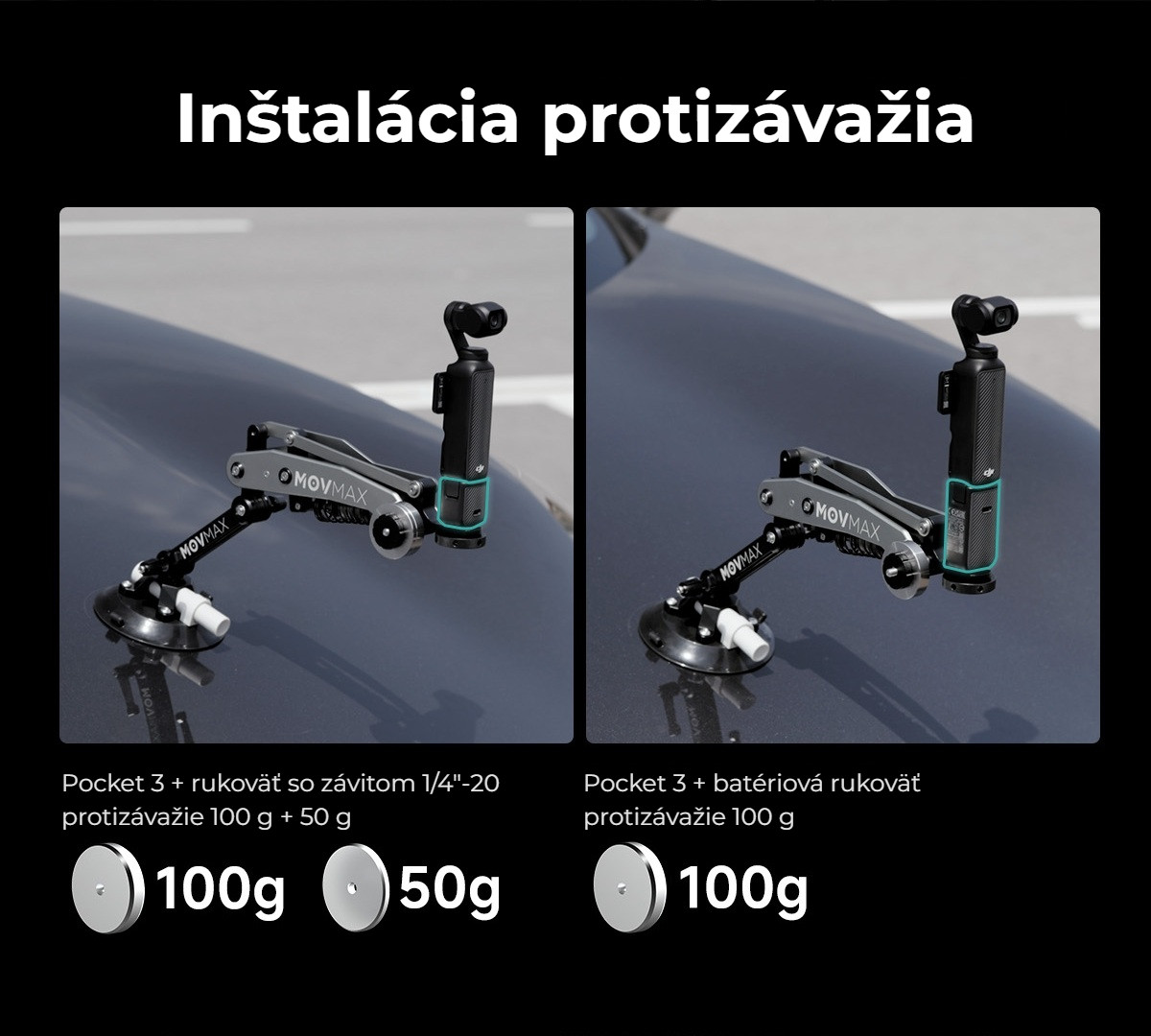 Ako protizávažia použiť